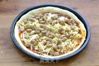 【番茄配方】在家尽享必胜客美味披萨系列——牛肉香肠披萨的做法步骤：10