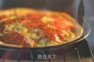 【番茄配方】在家尽享必胜客美味披萨系列——牛肉香肠披萨的做法步骤:14