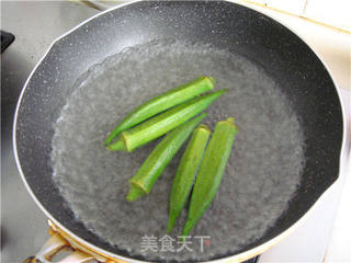秋葵拌豆腐的做法步骤:3