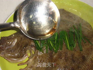 清蒸多宝鱼的做法步骤:8