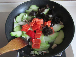 佛手瓜炒肉片的做法步骤:6
