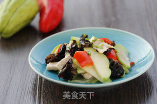 佛手瓜炒肉片的做法步骤:9