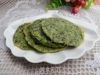 黑木耳韭菜饼的做法步骤:9