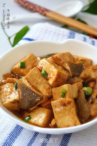 平菇烧豆腐的做法步骤:12