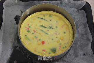 【番茄配方】蔬菜蛋奶塔——方便,快捷,营养丰富的做法步骤:13