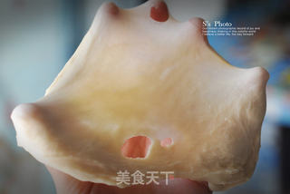 花儿豆沙面包的做法步骤:4