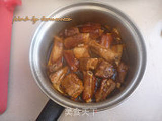 蕃茄酱烧排骨的做法步骤:7