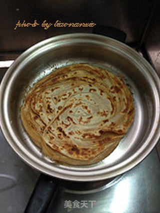 花生酱手抓饼的做法步骤:9
