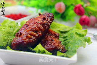 香烤鸡翅的做法步骤:8