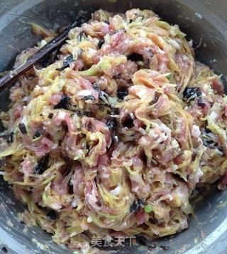 西葫羊肉白菜型饺子的做法步骤:5