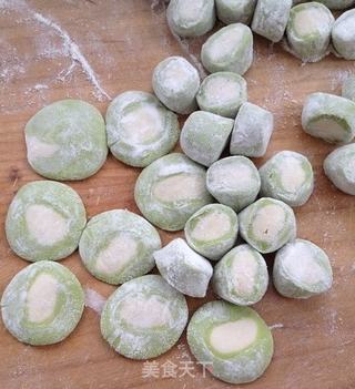 西葫羊肉白菜型饺子的做法步骤:6