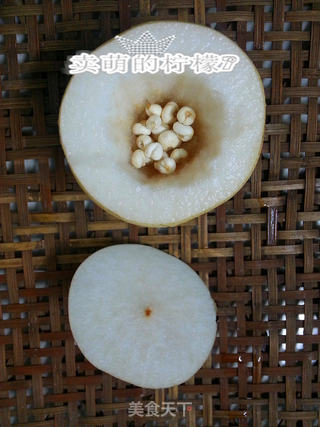 鲜颜美人--川贝冰糖炖雪梨的做法步骤:4