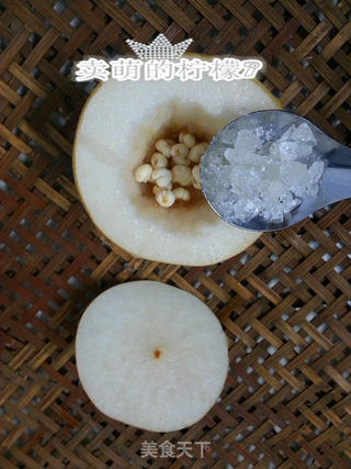 鲜颜美人--川贝冰糖炖雪梨的做法步骤:5