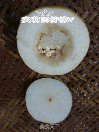 鲜颜美人--川贝冰糖炖雪梨的做法步骤:6