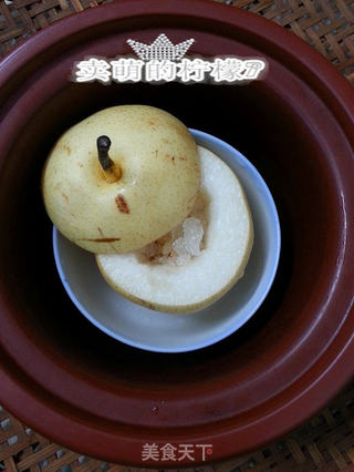 鲜颜美人--川贝冰糖炖雪梨的做法步骤:7
