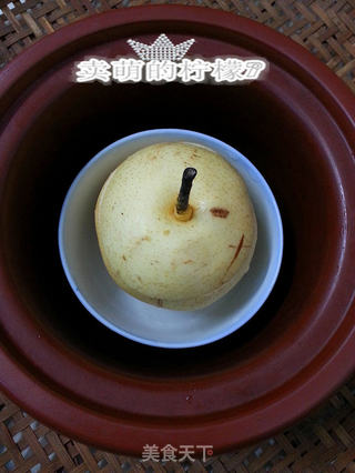 鲜颜美人--川贝冰糖炖雪梨的做法步骤:8