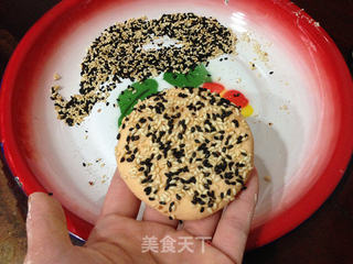 【芝麻番薯饼】的做法步骤:12