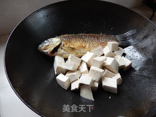 红烧鲫鱼豆腐的做法步骤:8