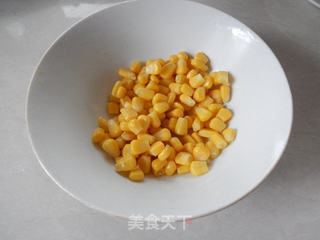 虾仁玉米炒饭的做法步骤:4