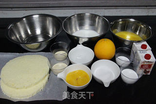 鲜橙慕斯蛋糕的做法步骤:2