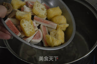 白菜豆腐肉丸汤的做法步骤:3