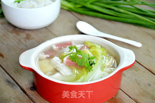 白菜豆腐肉丸汤的做法步骤:5