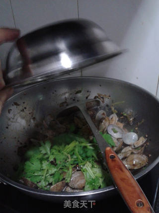 豉汁花甲的做法步骤:6