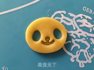 卡通熊猫饼干的做法步骤:10