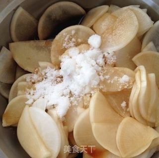 糖醋白萝卜的做法步骤:4