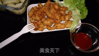 鸡米花自己做啦的做法步骤:5