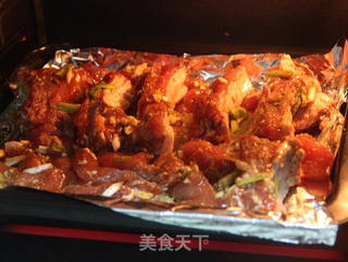 蒜香烤排骨（电烤箱版制作）的做法步骤：6