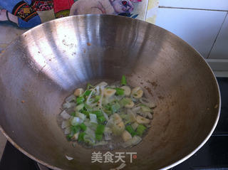 虾酱炒扁豆的做法步骤:6