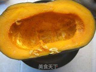 南瓜板栗乳酪蛋糕的做法步骤:2