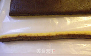 双色小棋格饼干的做法步骤：7