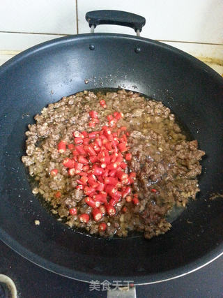 牛肉豆豉香辣酱的做法步骤:9