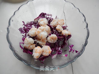 虾仁蔬菜沙拉的做法步骤:6