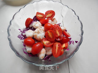 虾仁蔬菜沙拉的做法步骤:7