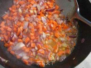 肉酱蔬菜意面的做法步骤:6