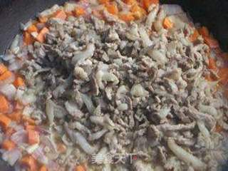 肉酱蔬菜意面的做法步骤:7