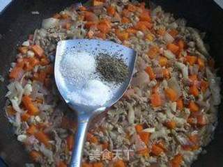 肉酱蔬菜意面的做法步骤:8