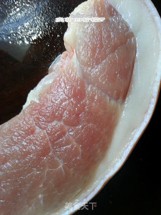 地瓜爆炒肉片的做法步骤:2