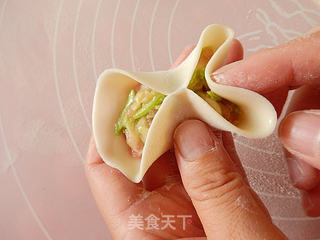 西葫芦鲜肉水饺的做法步骤:7
