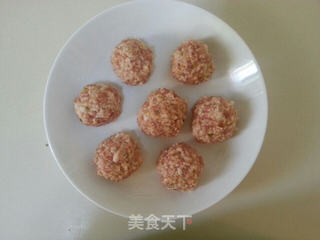 清蒸马蹄小肉丸的做法步骤:8