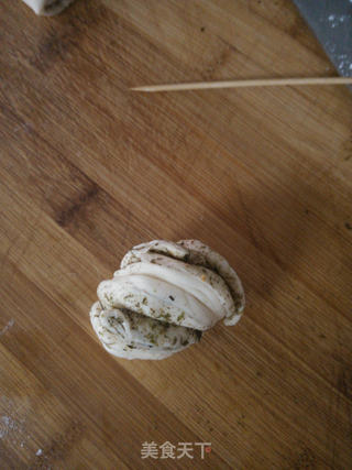 苔条花卷的做法步骤:12