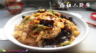 素菜干锅的做法步骤:21