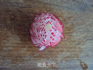 菊花萝卜的做法步骤:6
