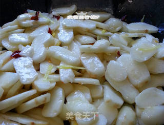 最清爽的老朋友--马蹄烩肉片的做法步骤:7
