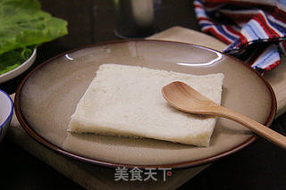 海苔土司卷的做法步骤:5