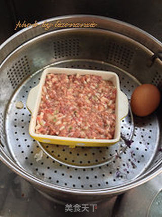 梨子蒸肉饼的做法步骤:8