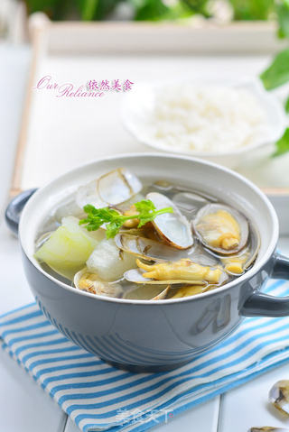 砂锅煲汤最美味--双贝煲冬瓜的做法步骤:8